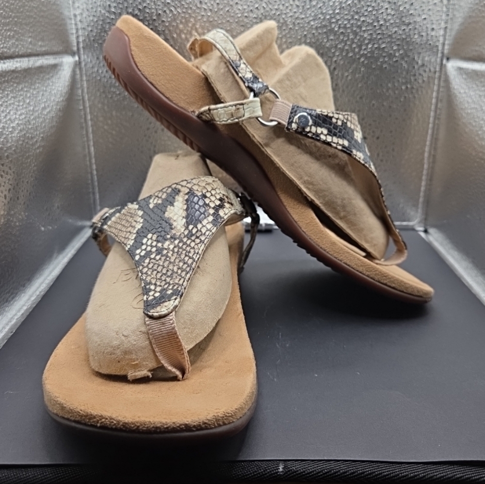 Sam Edelman Gio Slides Leather Wedge Sandles Sz 7.5